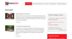 Desktop Screenshot of handisport-ge.ch