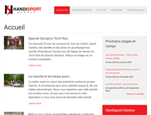 Tablet Screenshot of handisport-ge.ch